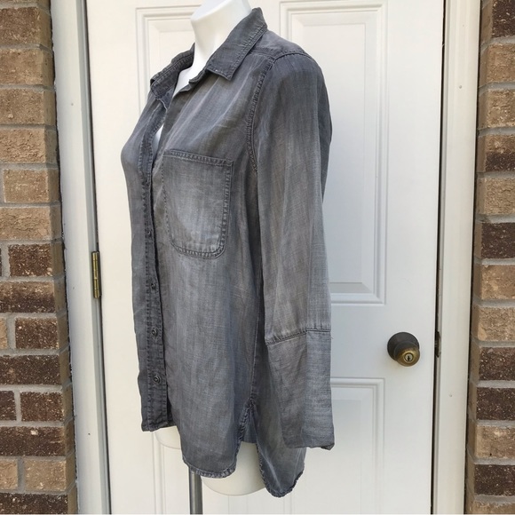 💙Cloth & Stone Light Grey Chambray Shirt - Picture 8 of 12